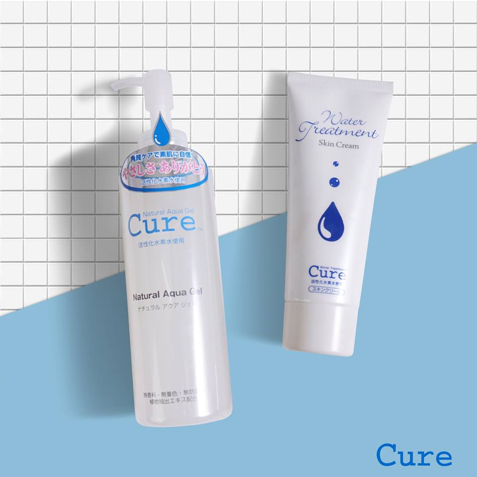 Cure Natural Aqua Gel - Tẩy da chết cho da nhạy cảm đến từ Nhật Bản